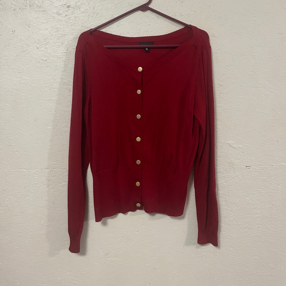 Worthington Crimson Knit Sweater